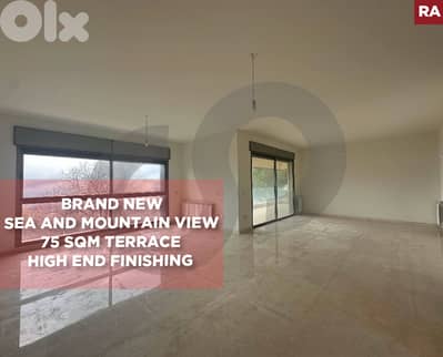 sea and mountain view, 2 parking, storage,Ajaltoun/عجلتون REF#RA134605