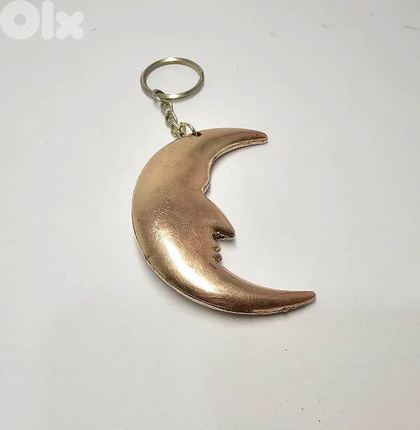 15$ old copper moon pendant 1