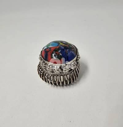mini murano trinket box 7$