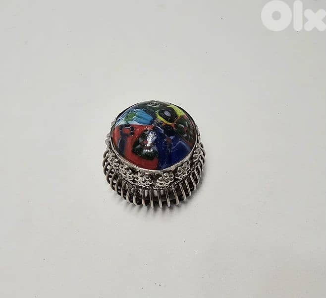 mini murano trinket box 7$ 1