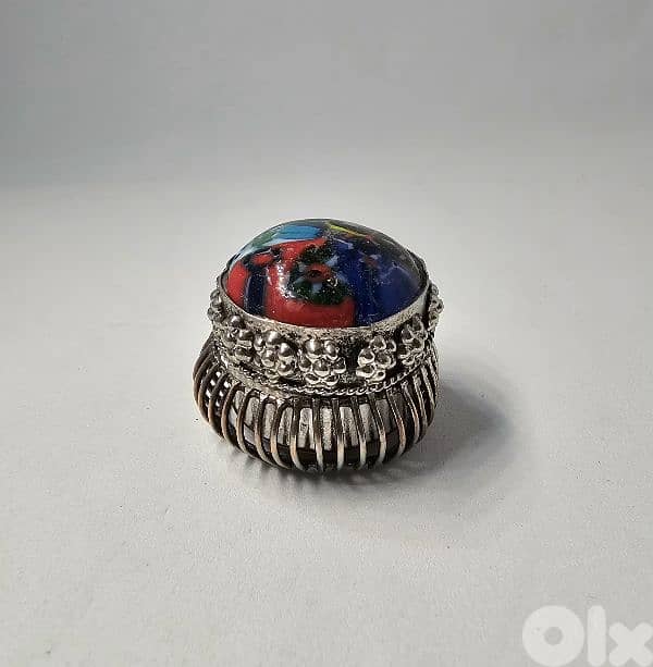 mini murano trinket box 7$ 3