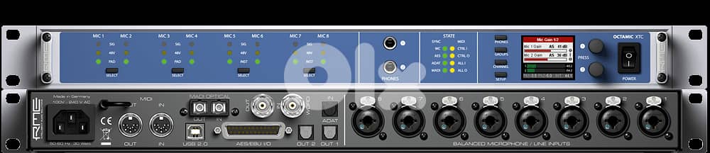 RME OctaMic XTC MIC PRE-AMP/Recording Interface. 1