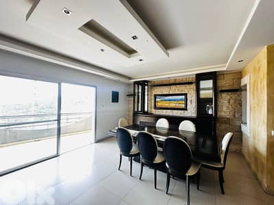 3 BEDS/FURNISHED/SEA VIEW APARTMENT FOR RENT IN KFARYASSINE ,(AD-174)