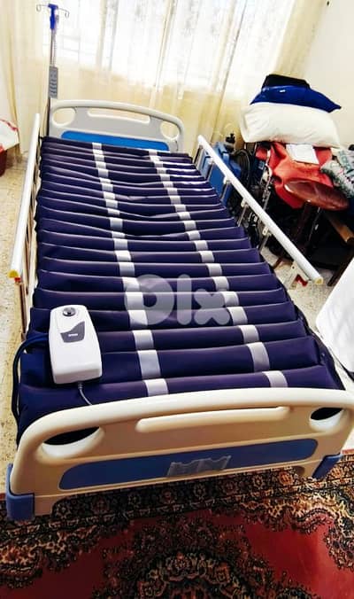 medical bed with mattress+air mattress