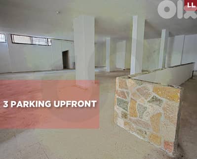3 parking, great deal, prime area, Zouk Mikael/زوق مكايل REF#LL134642