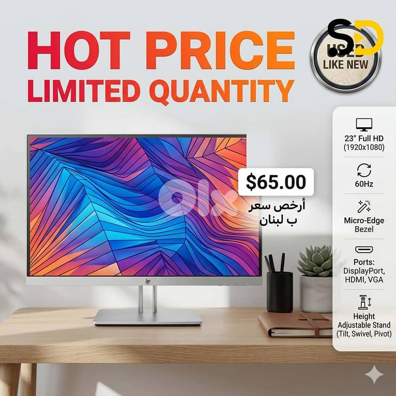 HP monitor E231, E232, E233 1