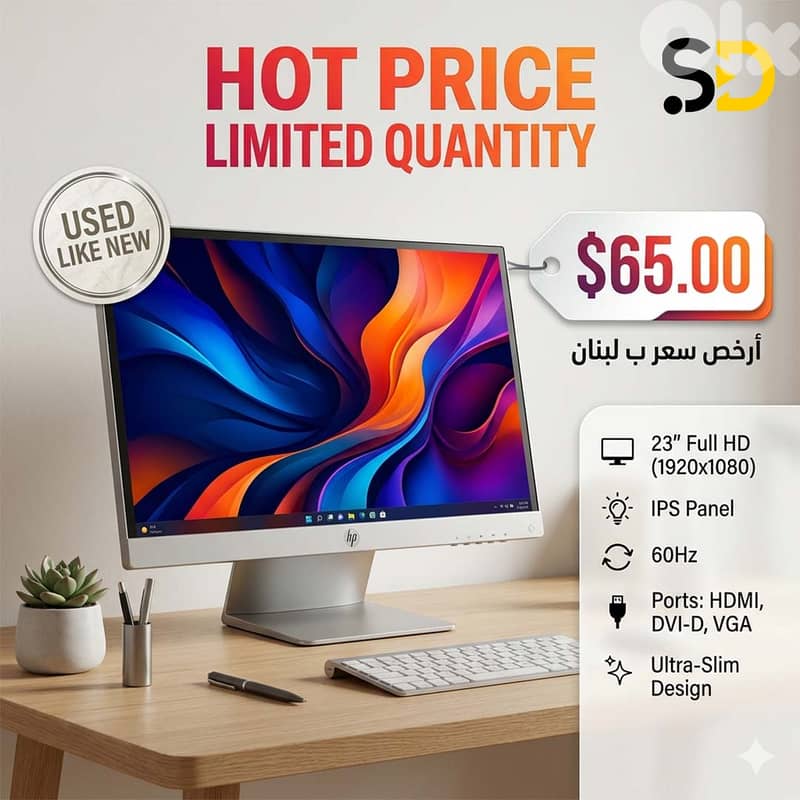 HP monitor E231, E232, E233 2