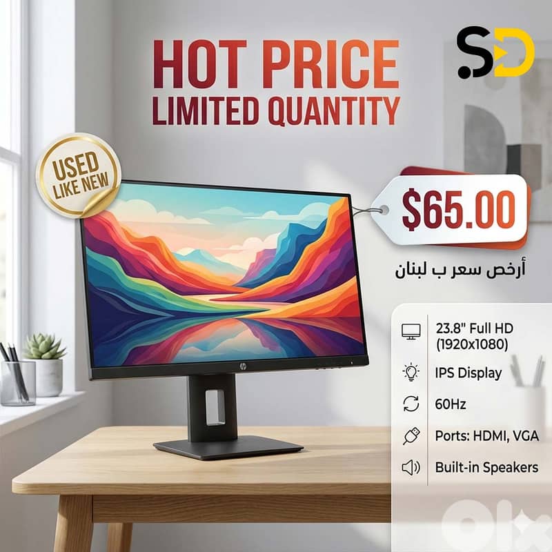 HP monitor E231, E232, E233 3