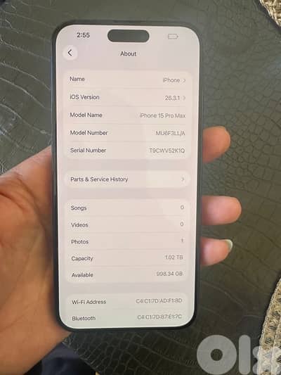 iPhone 15 pro max 1 terra esim