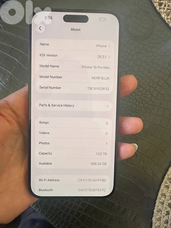 iPhone 15 pro max 1 terra esim 1