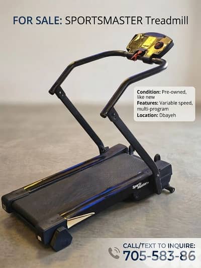 FOR SALE: SportsMaster Treadmill in Dbayeh