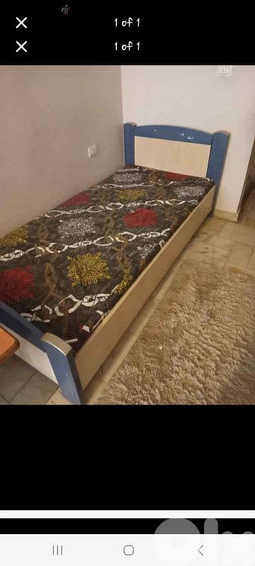 تخت ولادي مع فرشة سفنج