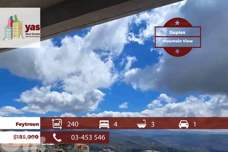 Feytroun 240m2 | Brand New Duplex | Panoramic View | Catch | DA