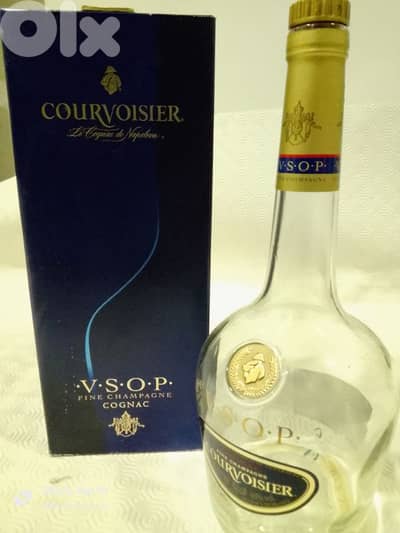 empty alcohol bottle