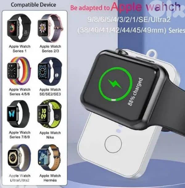 mini magnetic charger for smart watch  / with delivery 2