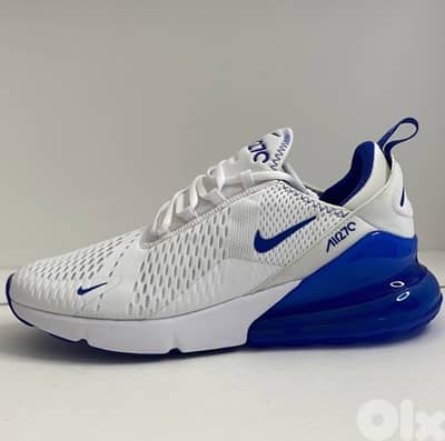 nike air max 270 royal blue/white shoes