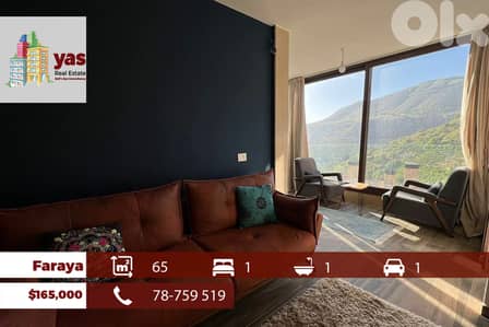 Faraya 65m2 | New Chalet | Furnished | Astonishing View | Calm| DA
