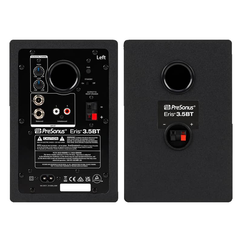 PreSonus Eris 3.5BT GEN2 BlueTooth Studio Monitors 1