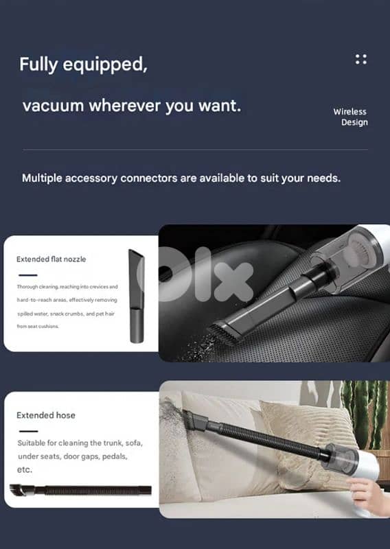 Rechargeable Handheld Vacuum / with delivery 2