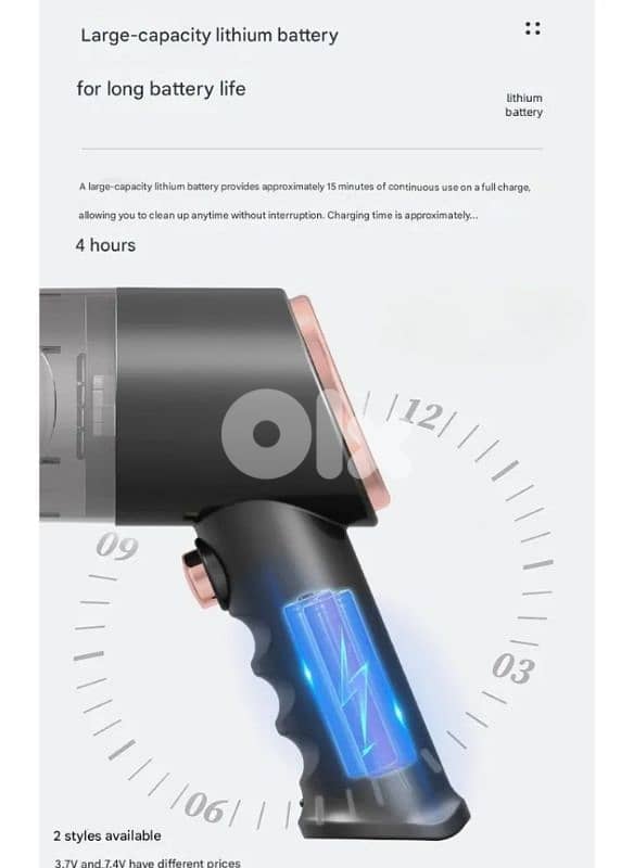 Rechargeable Handheld Vacuum / with delivery 4