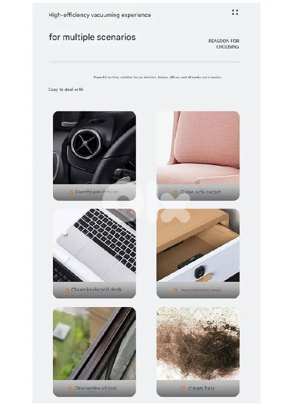 Rechargeable Handheld Vacuum / with delivery 8