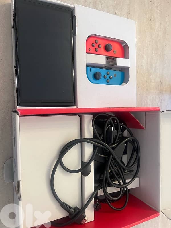 nintendo switch OLED open box 1
