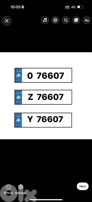 special car plate for sale