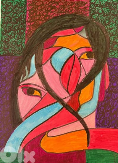 رسم اكريليك