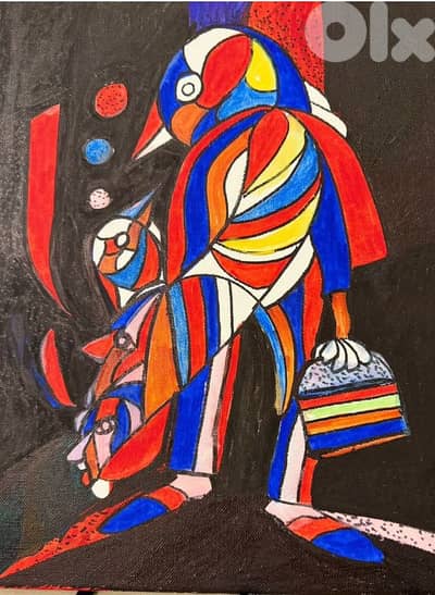 رسم اكريليك