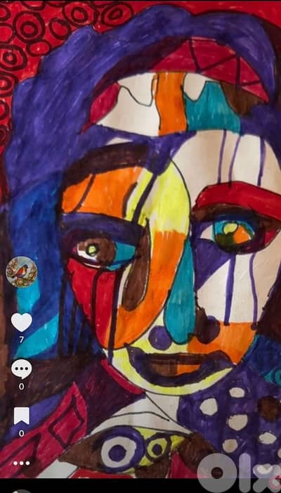 رسم اكريليك