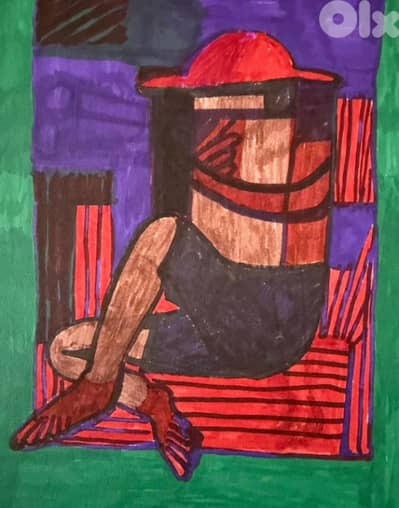 ، رسم اكريليك