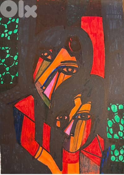 رسم اكريليك