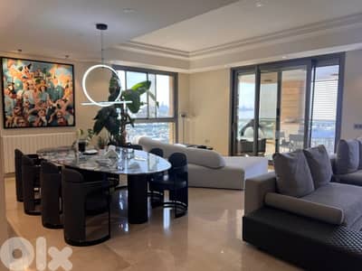350 sqm apartment for rent with full marina view waterfront city dbaye