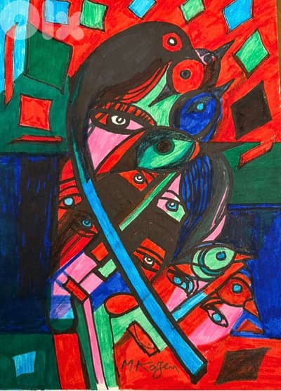 رسم اكريليك