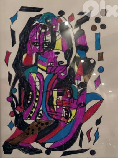 رسم اكريليك