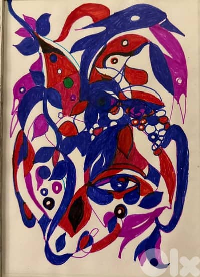 رسم اكريليك