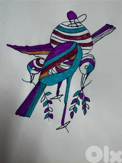 رسم اكريليك