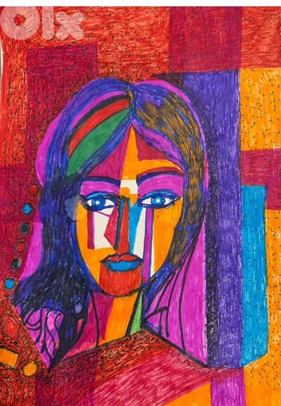 رسم اكريليك