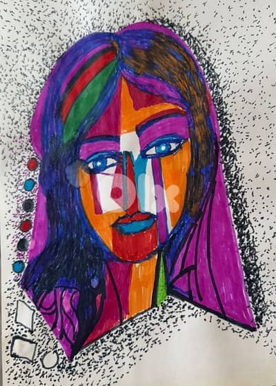 رسم اكريليك