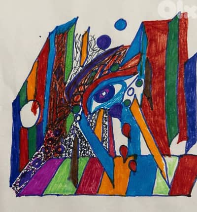 رسم اكريليك