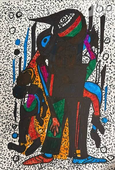 رسم اكريليك