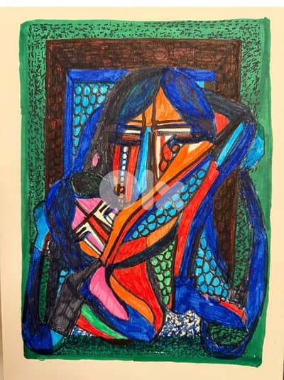 رسم اكريليك