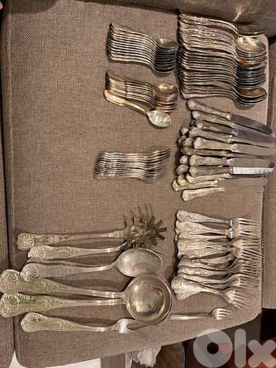 silver plated cutlery