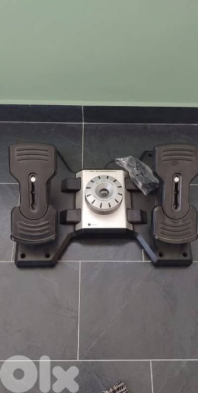 Saitek Rudder Pedals - Flight Pedals with Toe Brakes