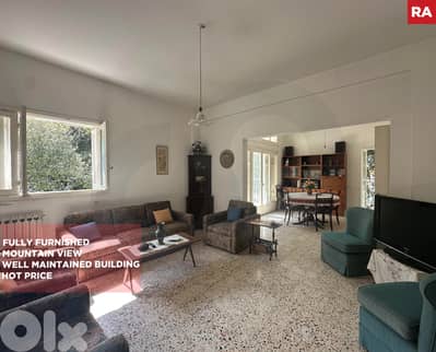 Balconies/heating system/fully furnished/Ajaltoun/عجلتون/ REF#RA134652