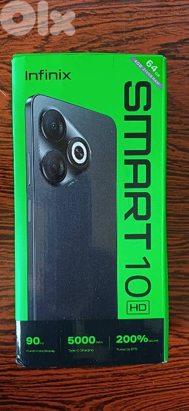 Infinix Smart 10 HD 4G  Like new in box + Free Delivery in beirut