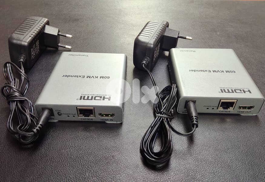 HDMI Range Extender 60 mtrs - Transmitter & Receiver KVM 1