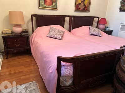 Solid wood full bedroom set