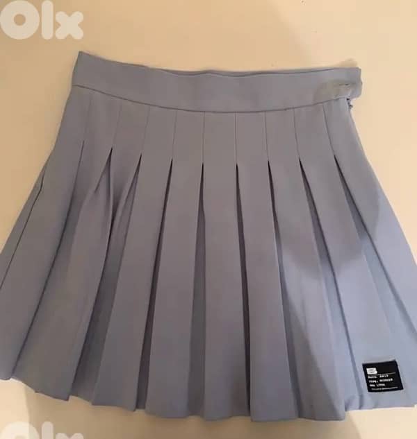 Bershka light blue skirt 1