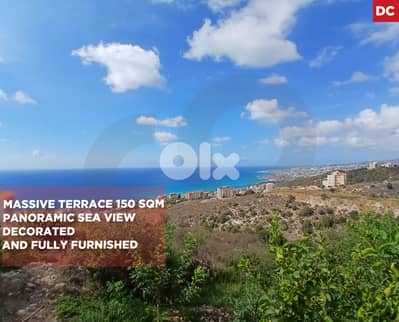 Huge cave 35 SQM/Elevator/Terrace/furnished/Halat/حالات/ REF#DC134669